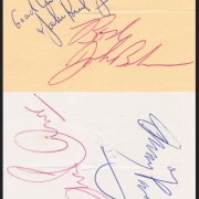 Led Zep Autographs (circa 1977)
