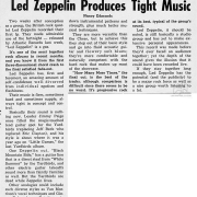 Led Zeppelin I review (1-31-69)