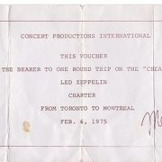 Montreal 1975 (Toronto bus ticket)