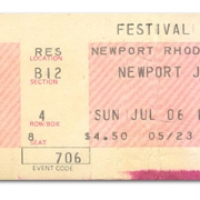 Newport Jazz Fest. '69 ticket