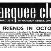 Marquee '68 flyer