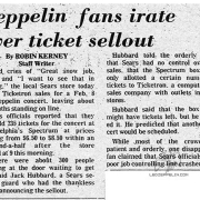 Philadelphia 1975 (Tickets sold out) press