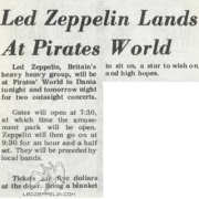 Pirate's World (Miami) 1969 press