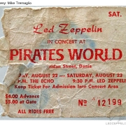 Dania, Florida 1969 ticket (Pirates World)