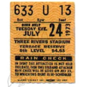 Pittsburgh 7.24.73 ticket
