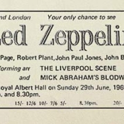 Royal Albert Hall '69 ad