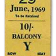 Royal Albert Hall '69 ticket