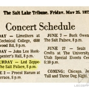 Salt Lake City 1973 - press