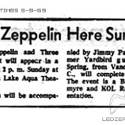 Seattle - May 1969 (press)