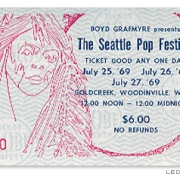 Seattle Pop Fest. '69 ticket