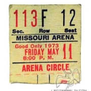 St Louis 1973 ticket