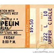St Louis 1977 ticket