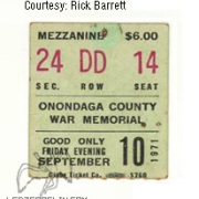 Syracuse 1971 ticket stub
