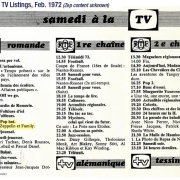 Swiss 1972 TV Listings (Zep content unknown)