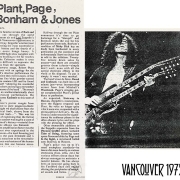 Vancouver 1975 review / press