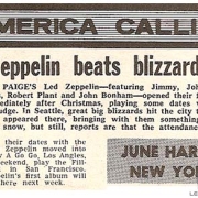 Zeppelin Beats Blizzard (Dec.1968)