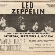 Toronto 1971 - advertisement (Maple Leaf Gardens)