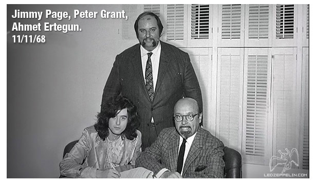 Jimmy Page - Peter Grant - Ahmet Ertegun 11-11-68 (NY)