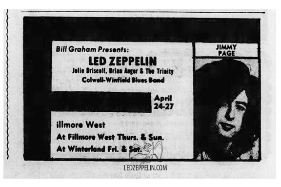 Fillmore West April 1969 (ad)