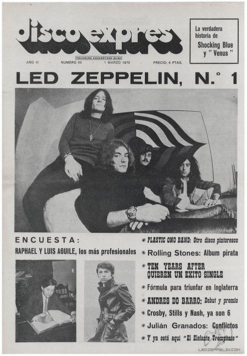 Disco Expres - March 1970 (Spain)