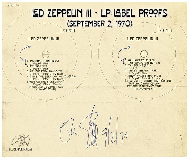 Номер три песни. Led Zeppelin III. Led Zeppelin 1970 обложка альбома. Лейбл лед Зеппелин. Led Zeppelin 3 обложка альбома.