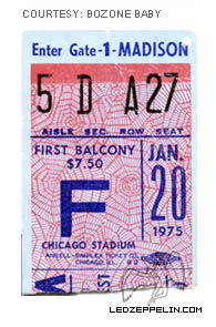 Chicago 1.20.75 ticket