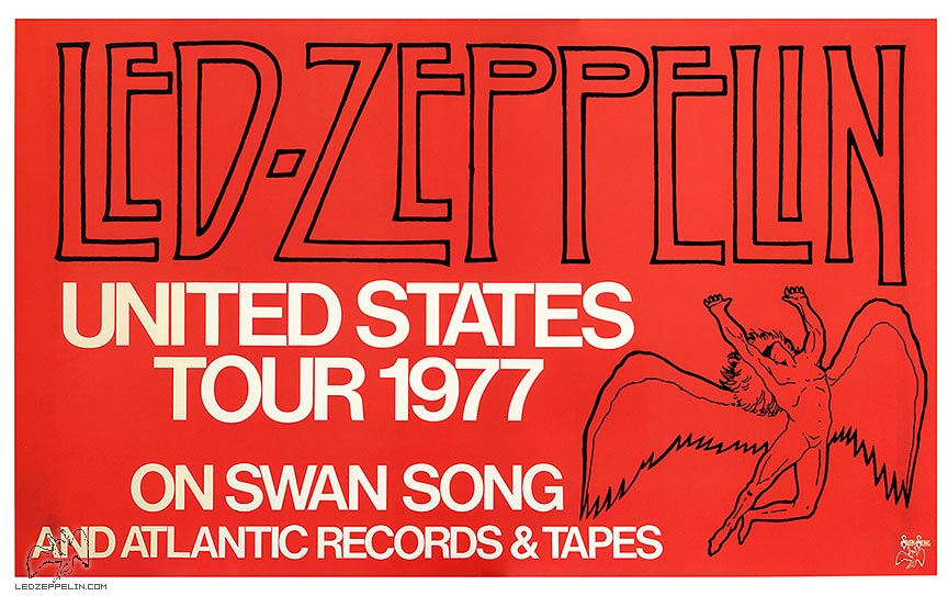 U.S. On Tour '77 promo poster