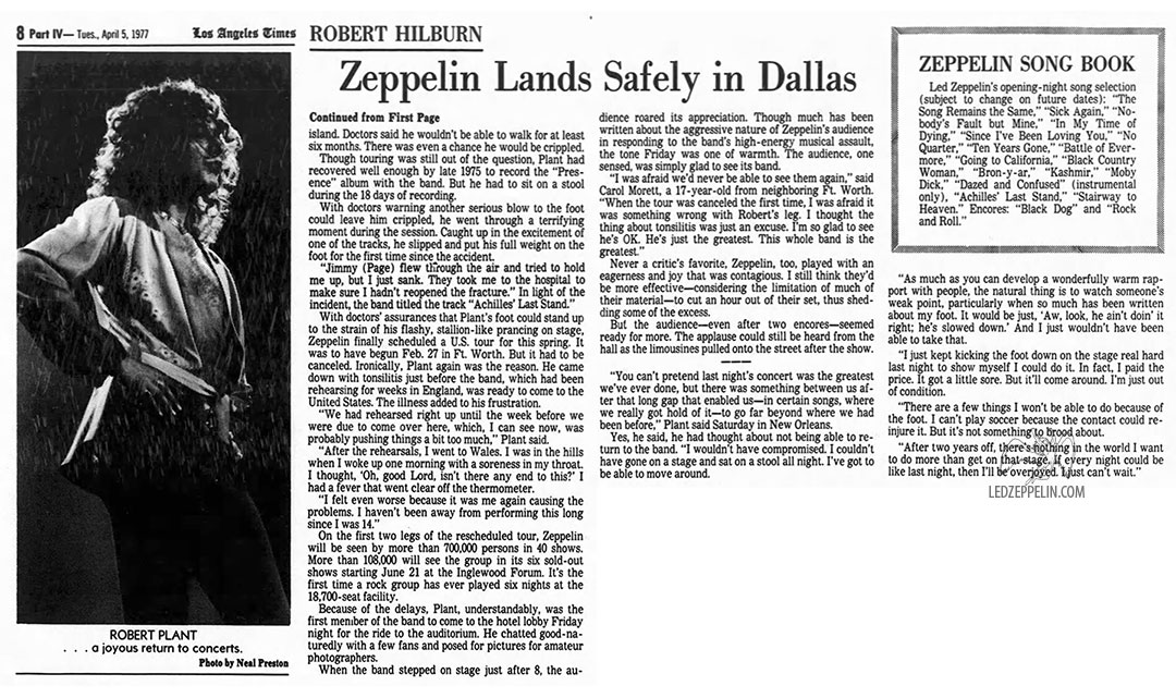 Dallas 1977 review (3) LA Times