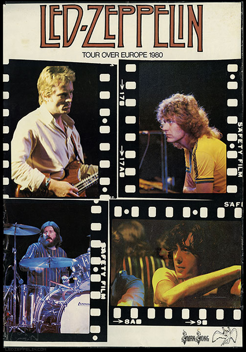 1980 Tour Over Europe Poster