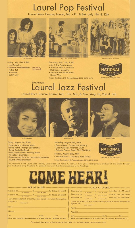 Laurel Pop Fest flyer