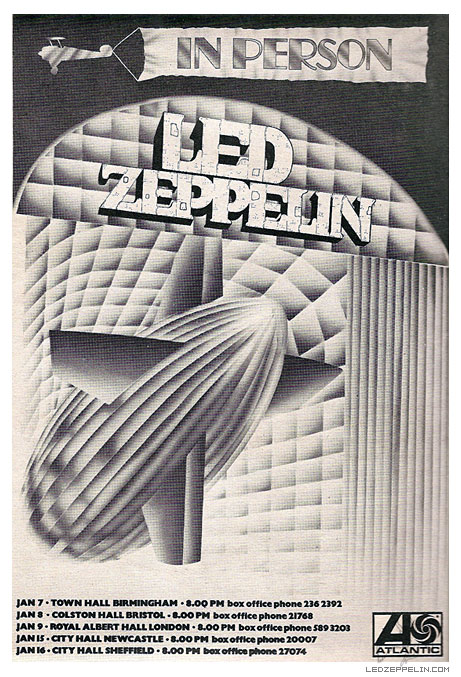 UK 1970 Tour ad