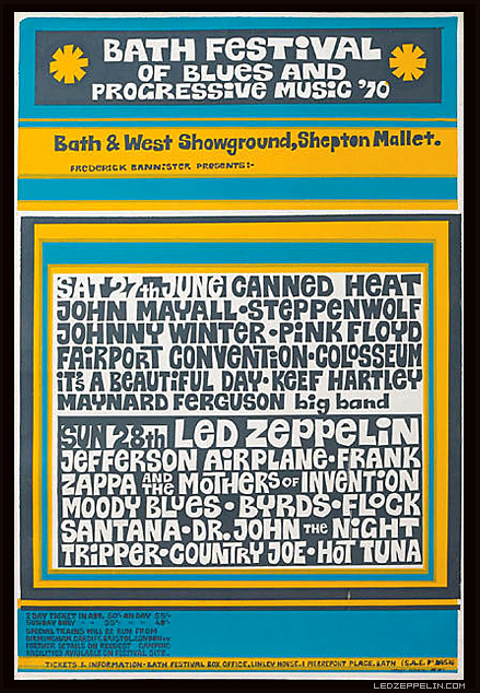 Bath Festival 1970 poster (2)