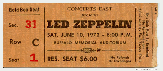 Buffalo '72 ticket