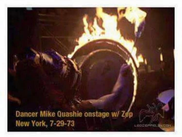 NY 1973 - Fire Dancer Mike Quashie