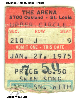 St. Louis '75 ticket