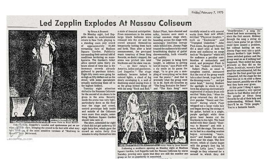Nassau Coliseum 1975 - review