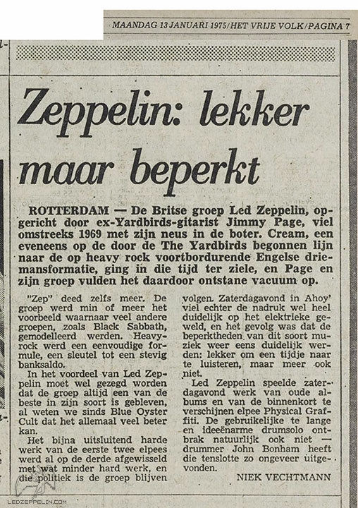 Rotterdam 1975 - review