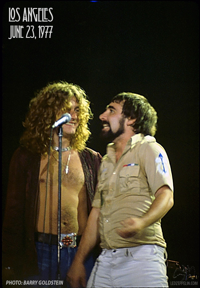 Los Angeles 6-23-77 (Robert Plant & Keith Moon)