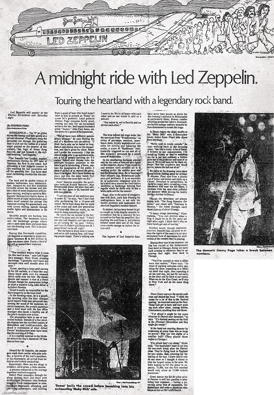 1977 Tour - Midnight Ride (press)