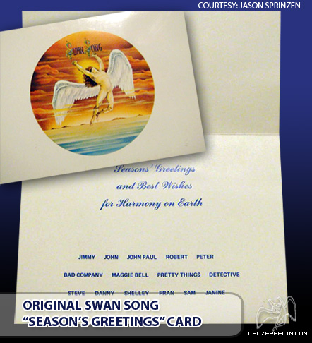 Swan Song - Seasons Greetings card