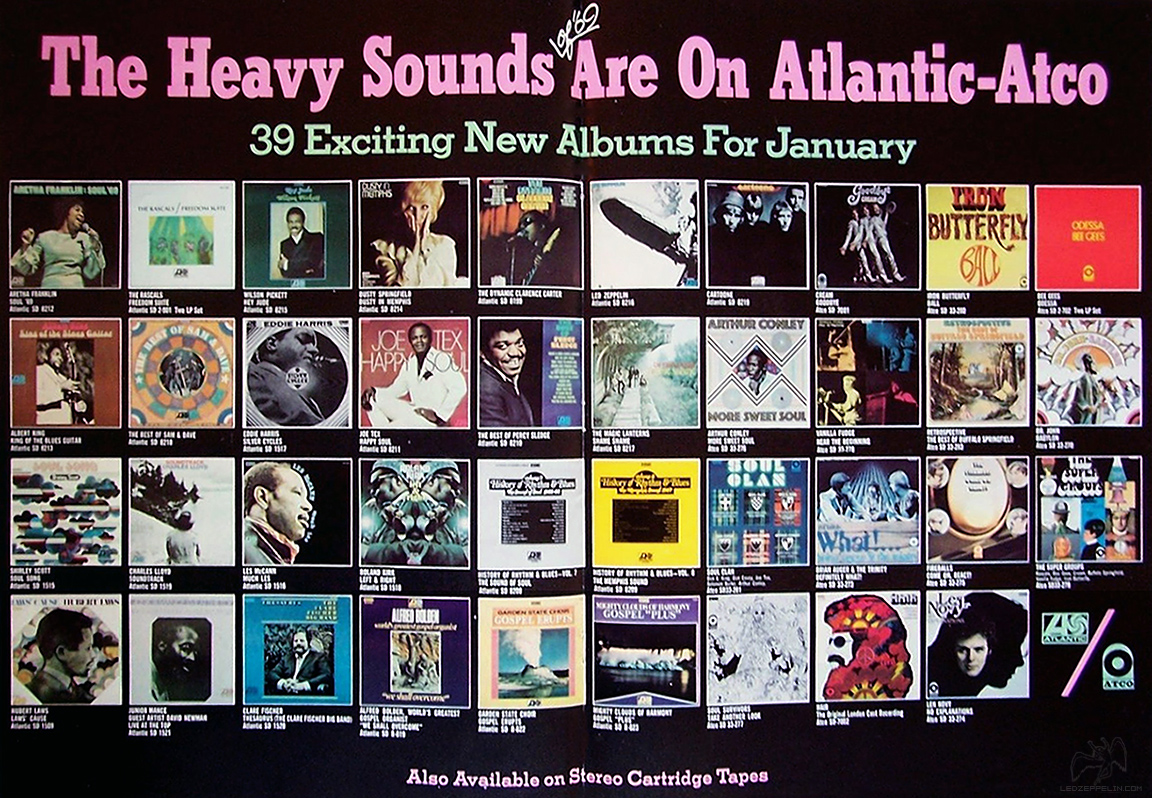 Atlantic Records Ad (Jan. 1969)