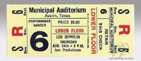 Austin 1969 ticket