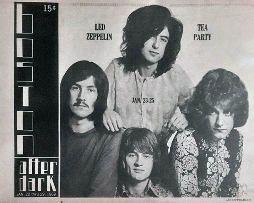 Boston After Dark LZ Cover - Tea Party (January 1969)