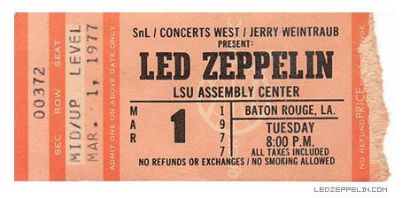 Baton Rouge '77 ticket (2)