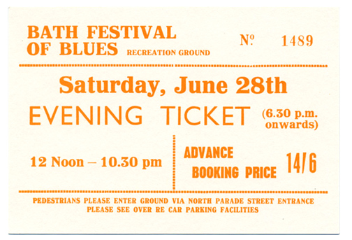 Bath Fest. '69 ticket