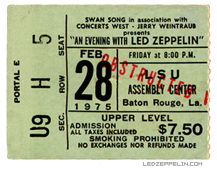 Baton Rouge '75 ticket