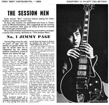 Jimmy Page 1965 press