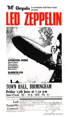 Birmingham 6.13.69 poster