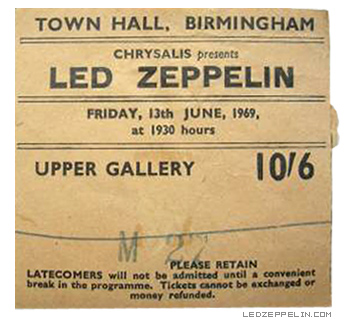 Birmingham '69 ticket
