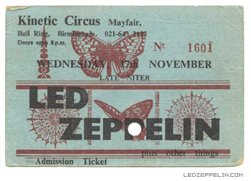 Birmingham '71 ticket